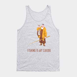 fishing is my cardio Tank Top